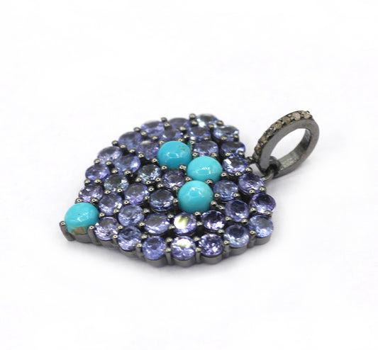 Heart Pave Diamond Pendant