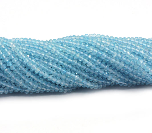 Topaz Blue Faceted Beads