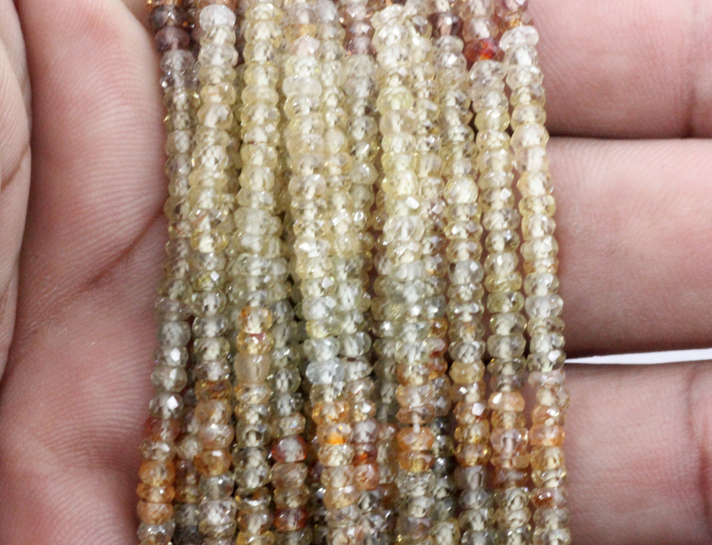 Natural Zircon Beads Faceted