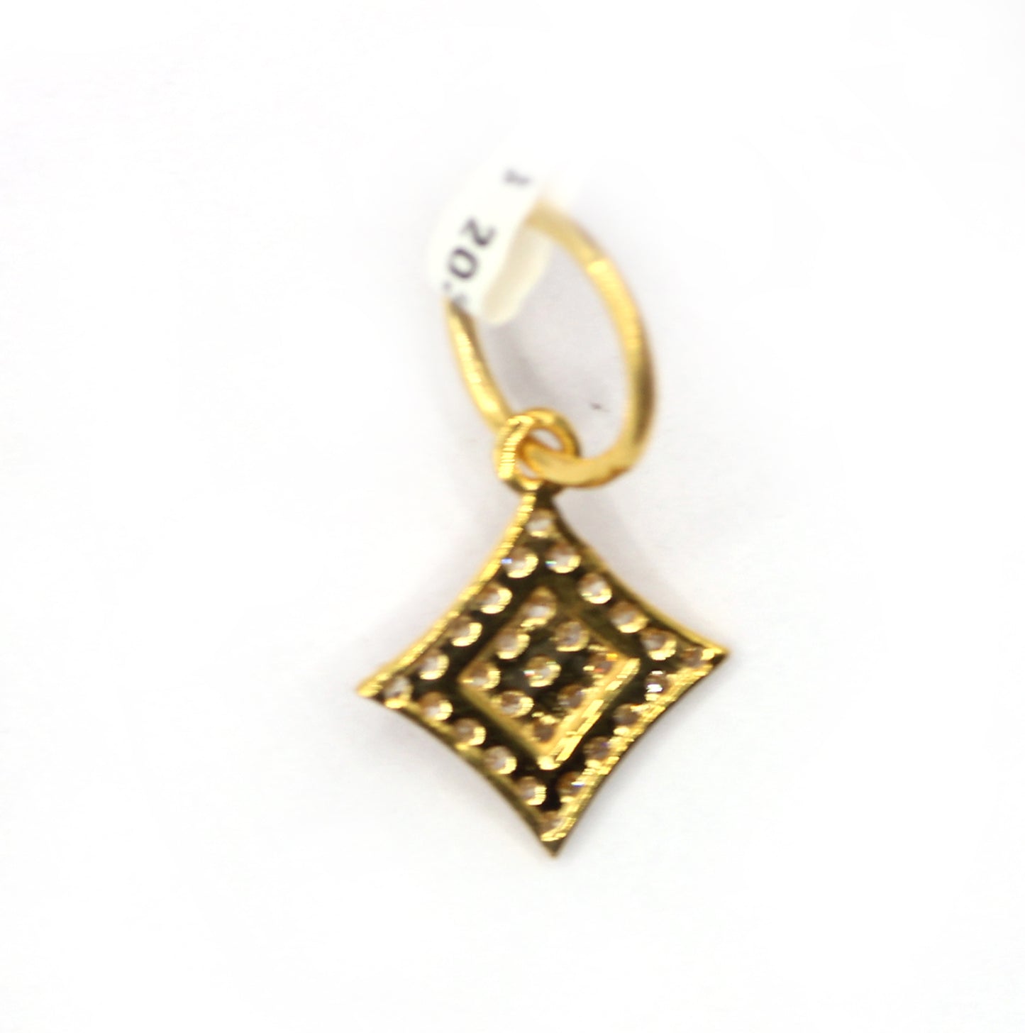 14k Solid Gold Diamond Pendants.