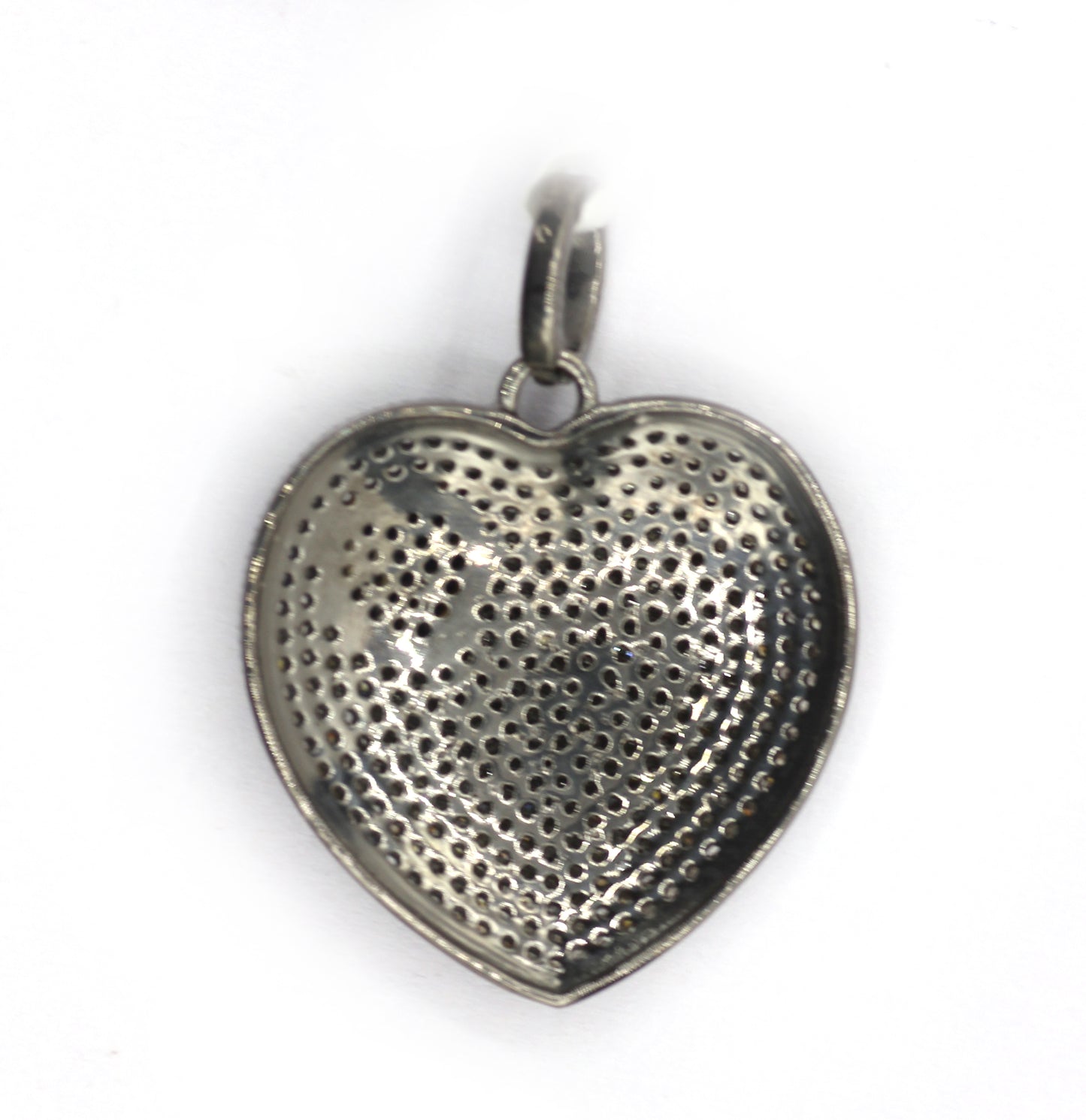 Heart Pave Diamond Pendant