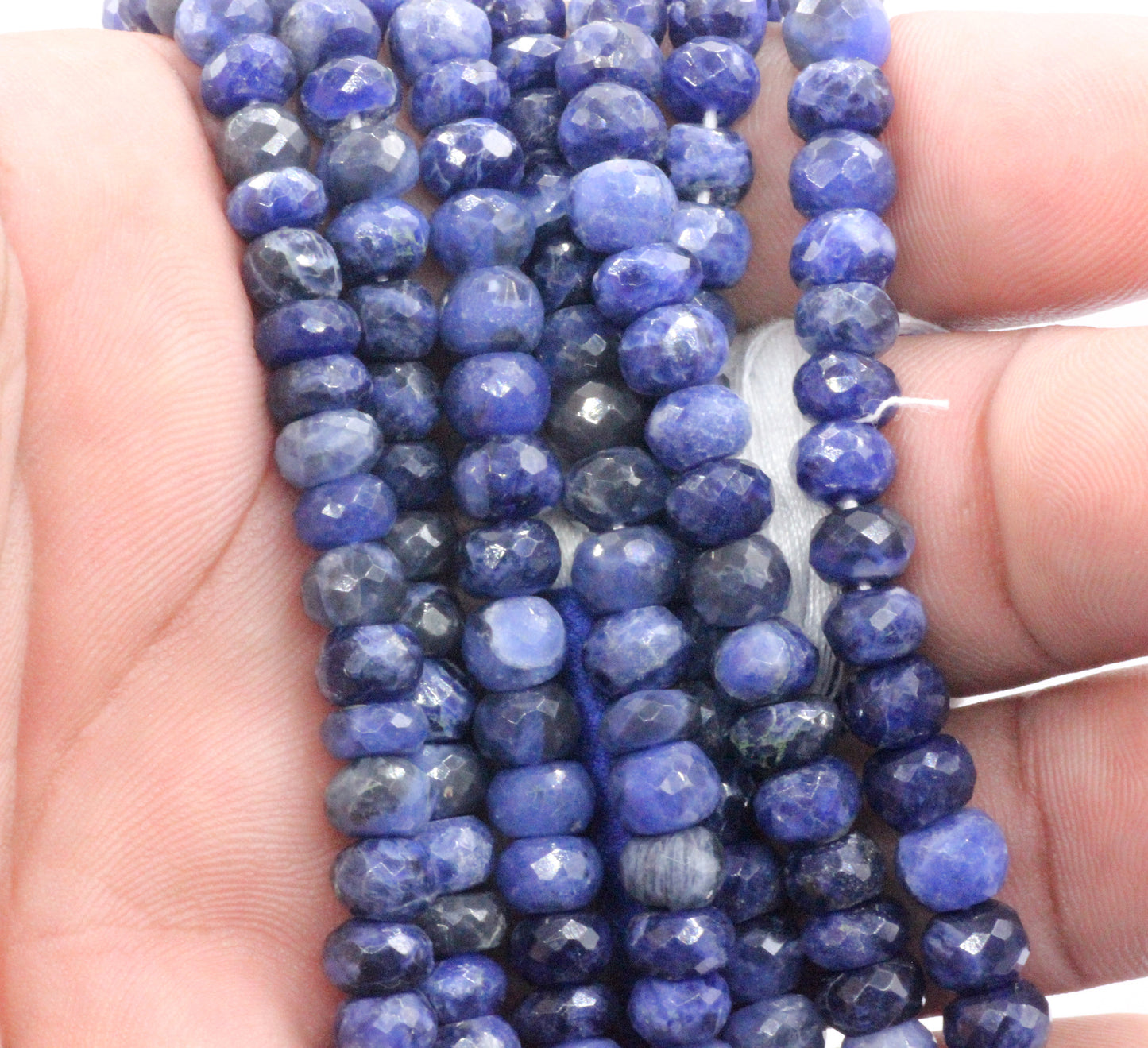 Sodalite Faceted Bead
