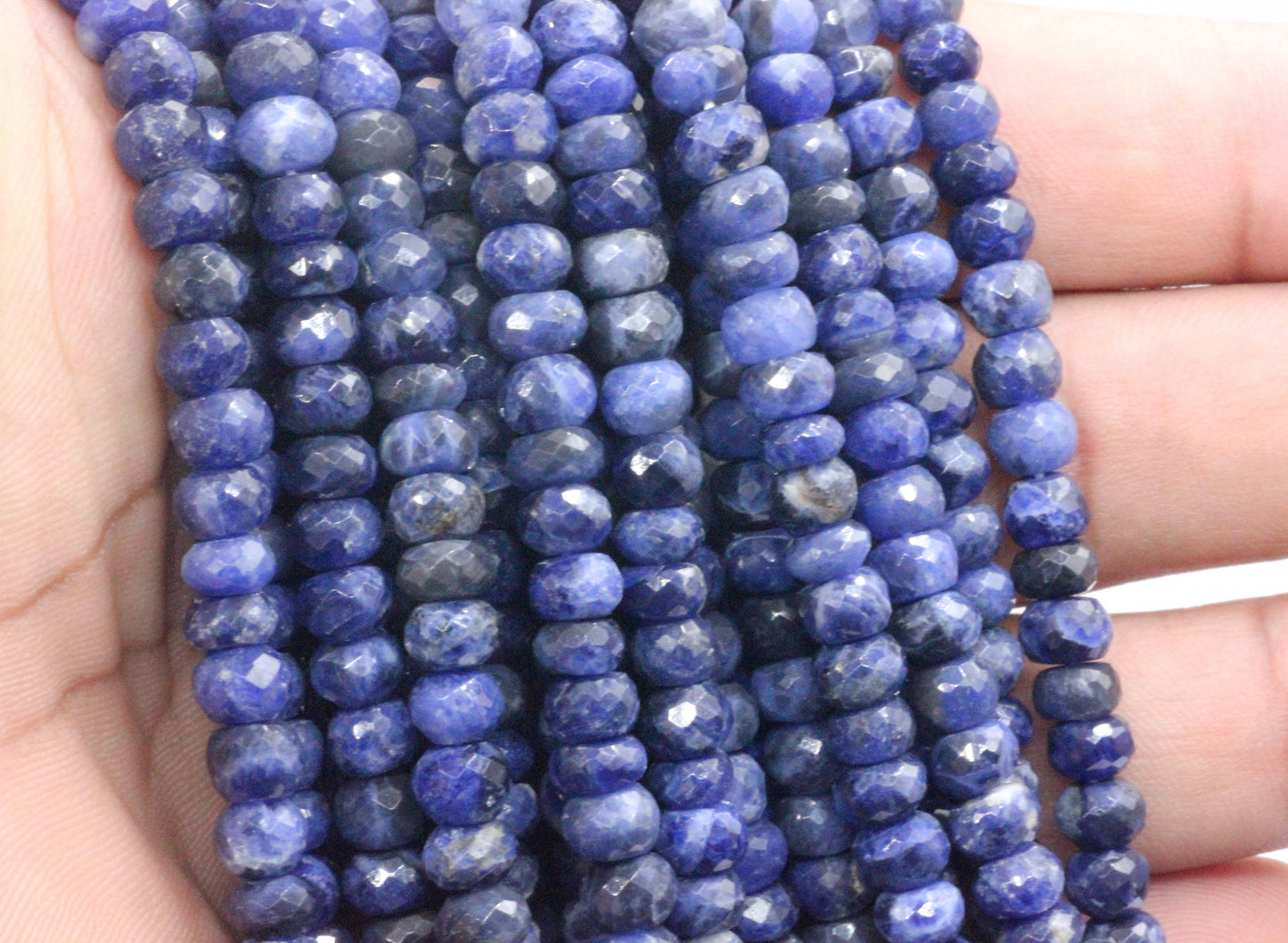 Sodalite Faceted Bead