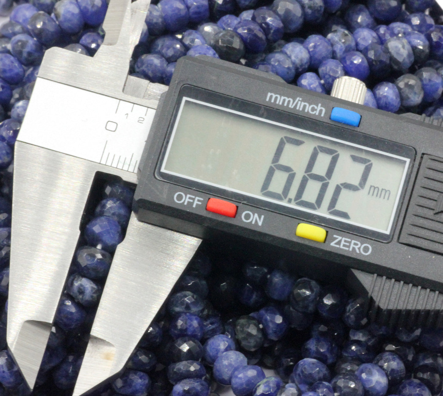 Sodalite Faceted Bead