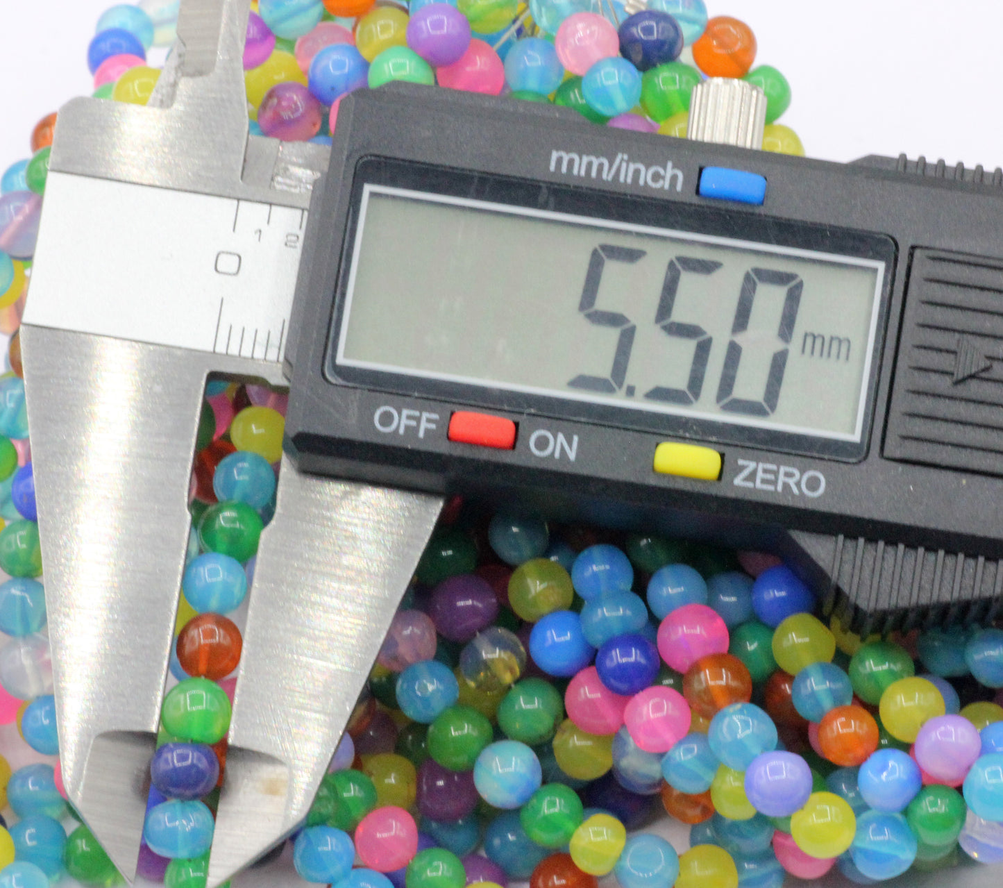 Disco Opal Beads Smooth, Dyed Color