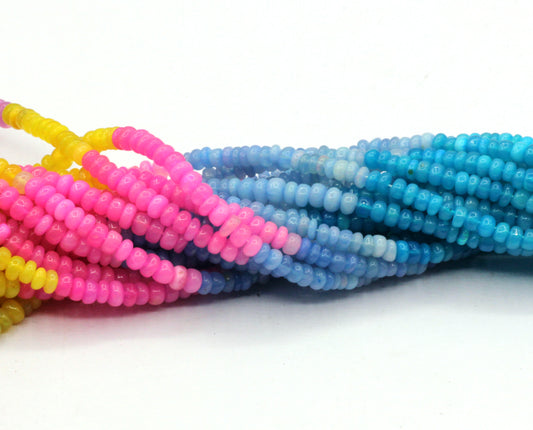 Opal, Multi Opal Beads Smooth, Dyed Color