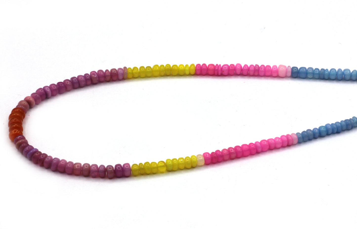 Multi Opal Beads Smooth, Dyed Color