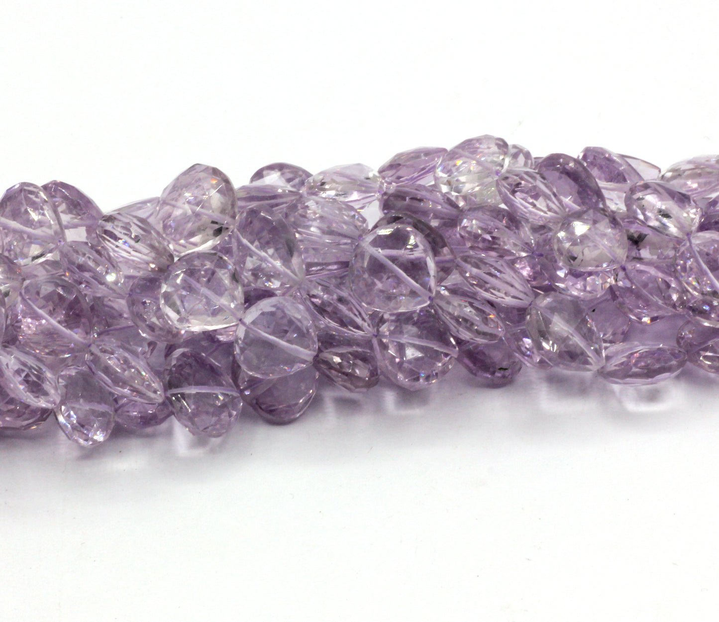 Pink Amethyst Faceted Beads