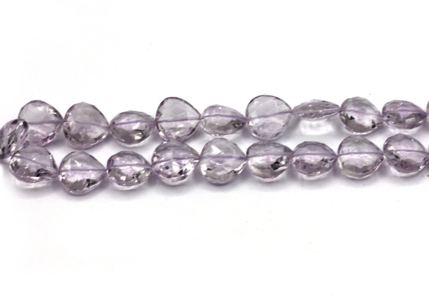 Pink Amethyst Faceted Beads