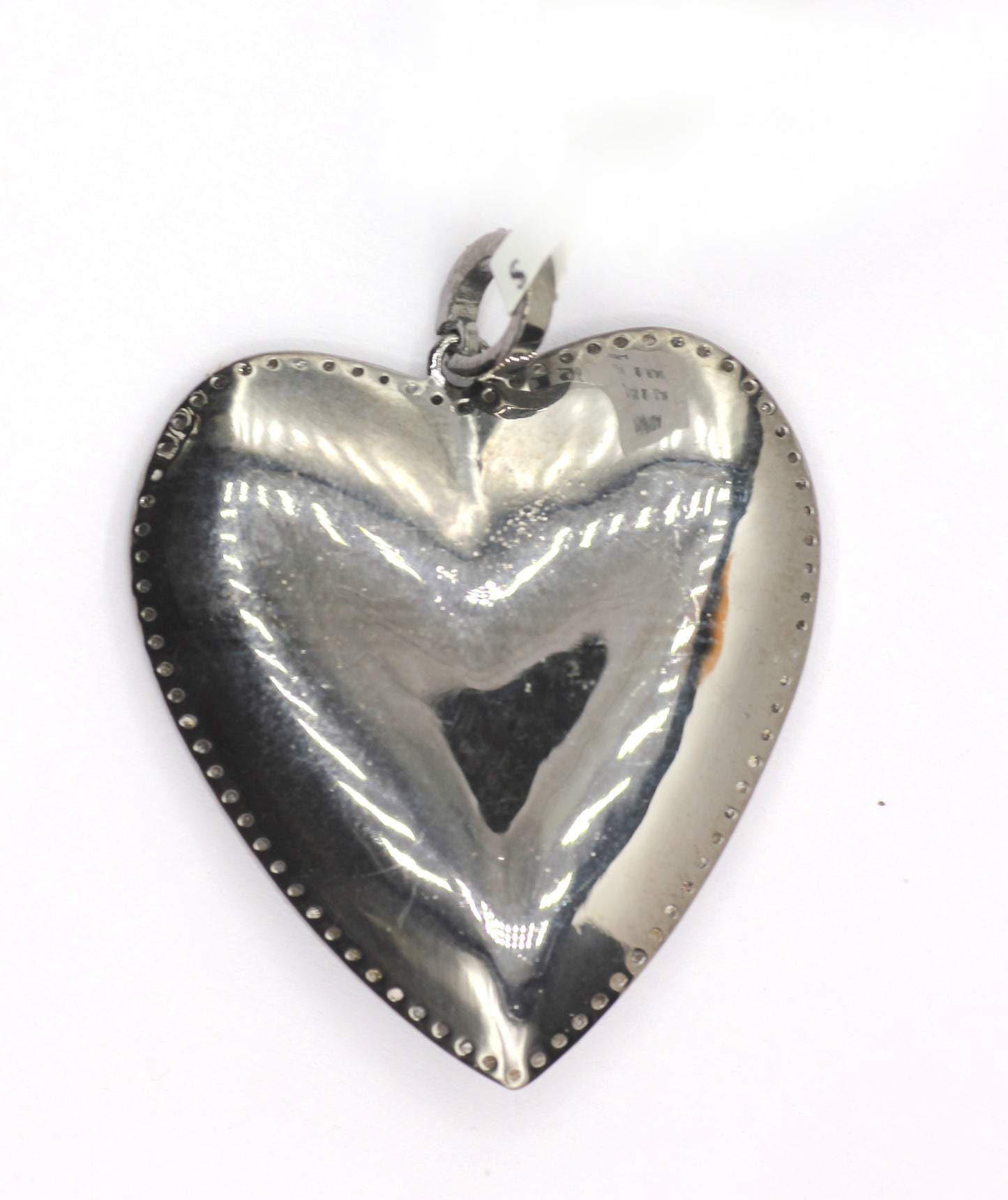 Heart Pave Diamond Pendant