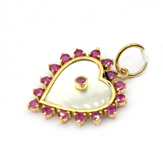 14K Gold Heart Pendant