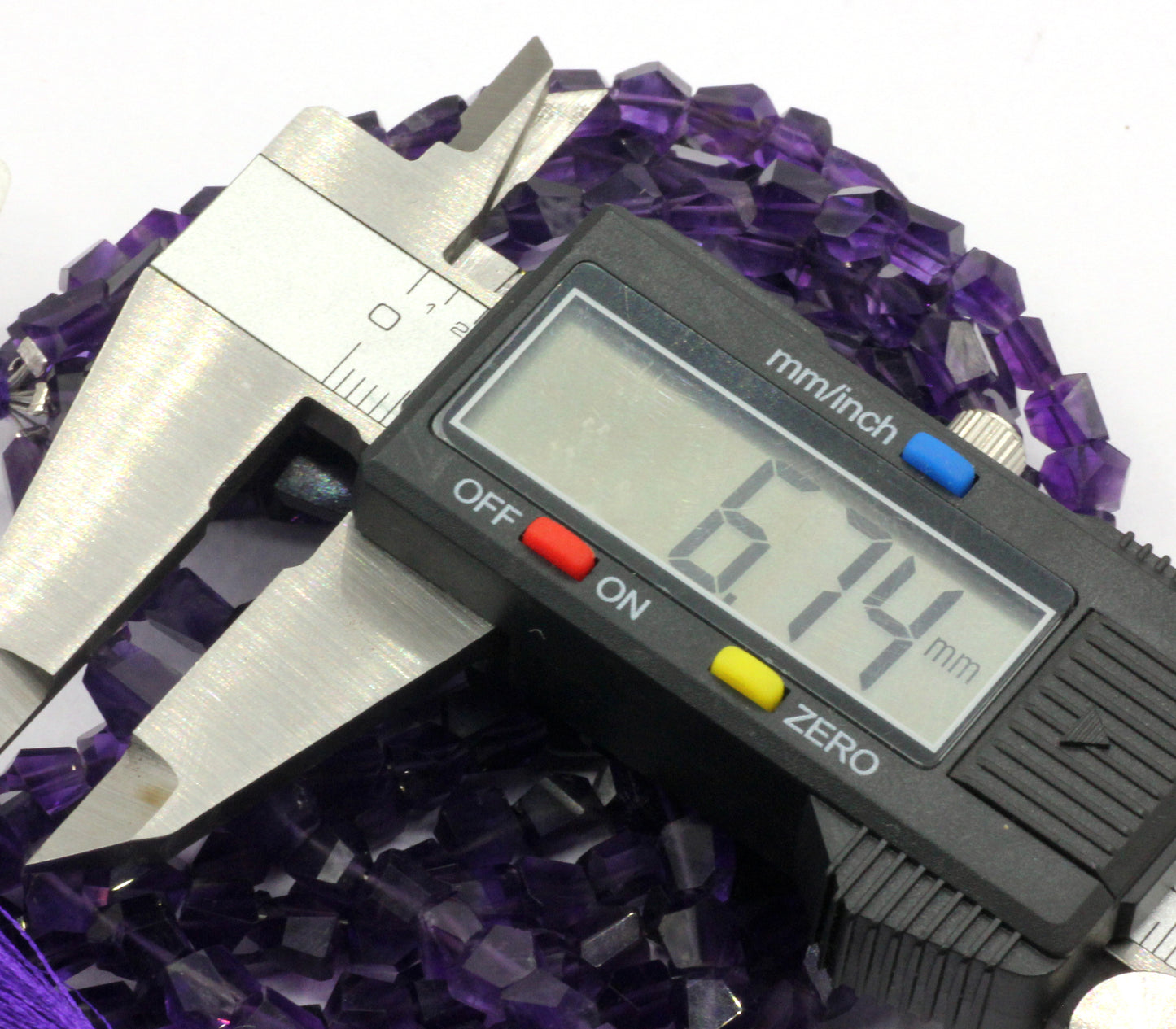 Amethyst Faceted Nuggets Beads, Natural Amethyst