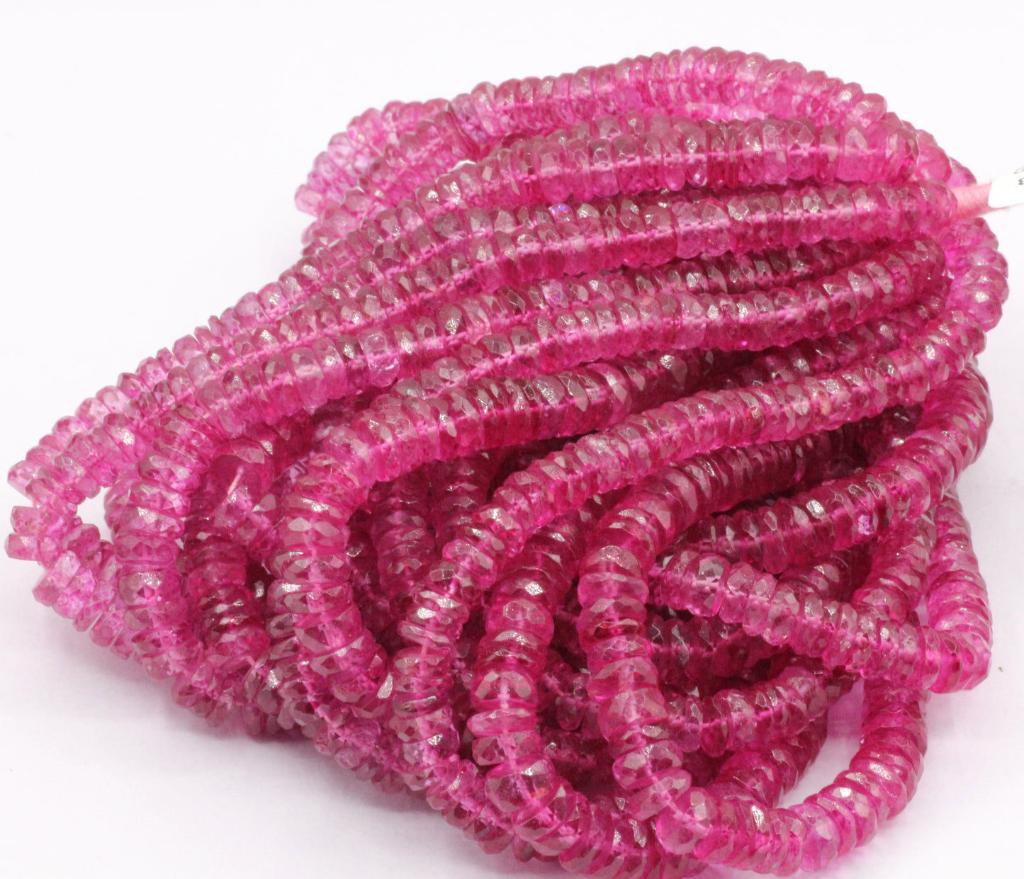 Topaz, Pink Topaz Faceted Beads