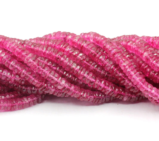 Topaz, Pink Topaz Faceted Beads
