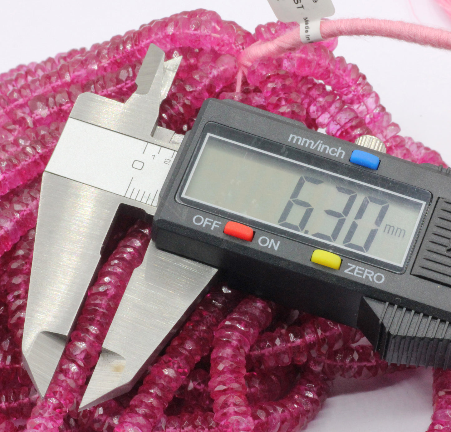 Topaz, Pink Topaz Faceted Beads