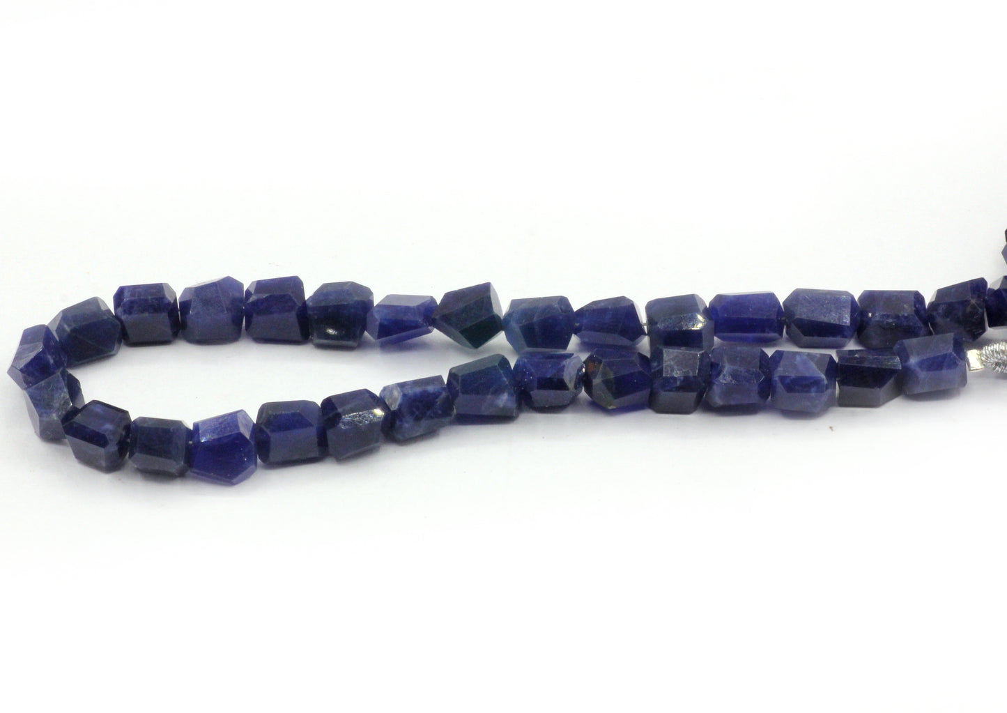 Sodalite Faceted Nuggets Beads, Natural Sodalite
