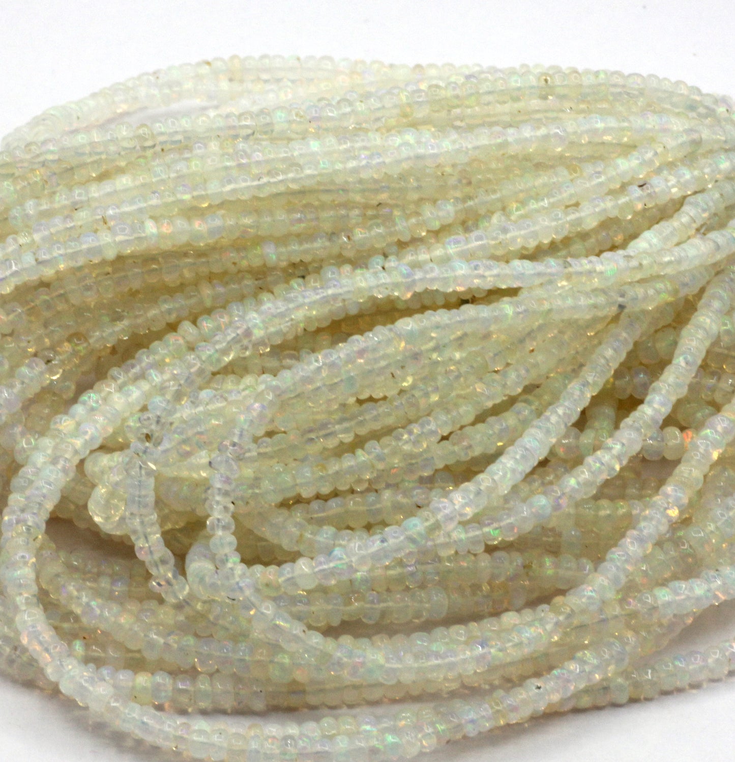 Ethiopian opal Smooth Beads, Size 3 to 4 mm