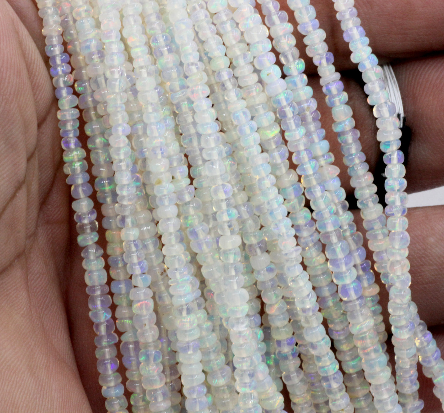 Ethiopian opal Smooth Beads, Size 3 to 4 mm