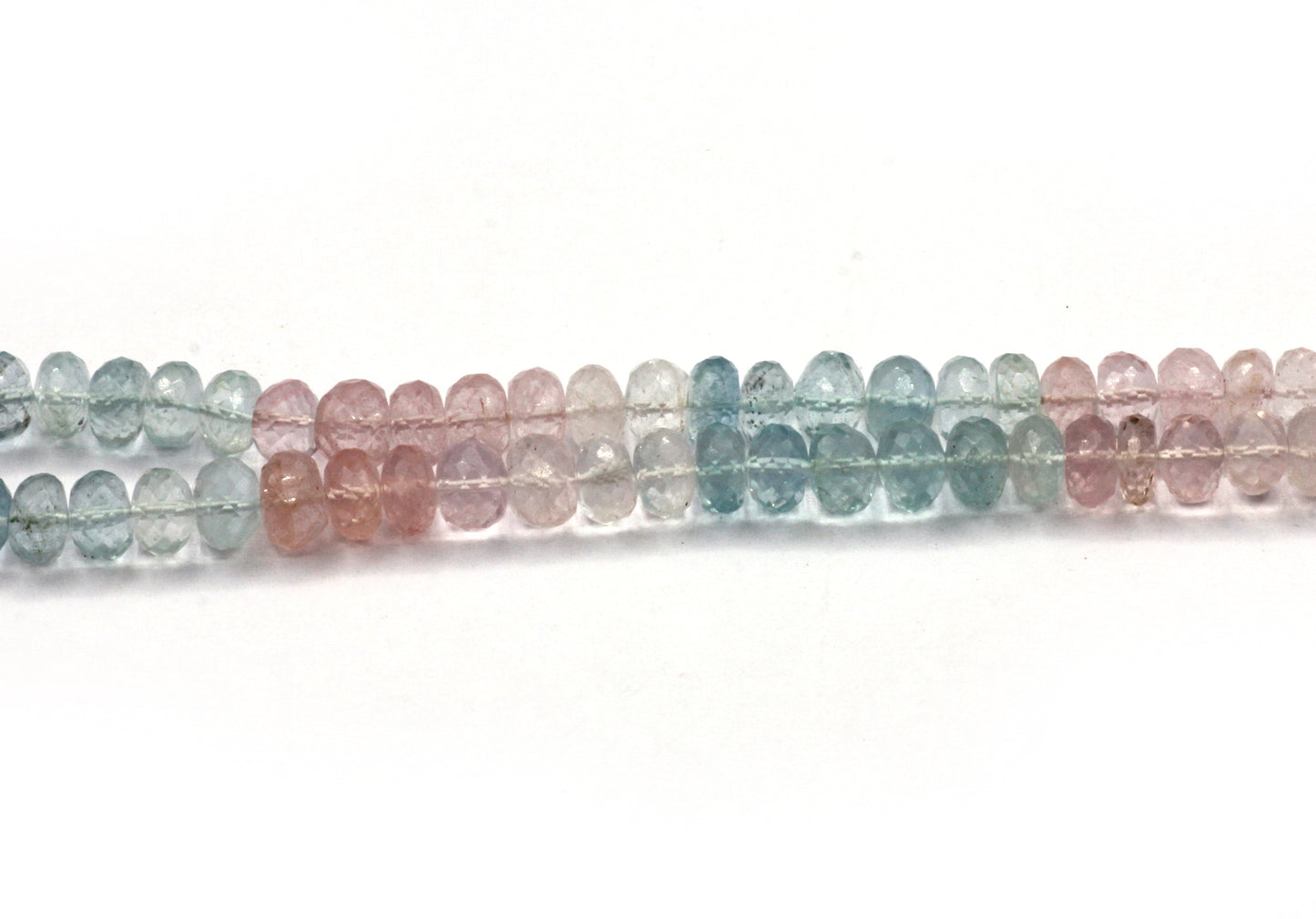 Aquamarine, Multi Aquamarine Faceted Beads, Size 7 to 8 mm