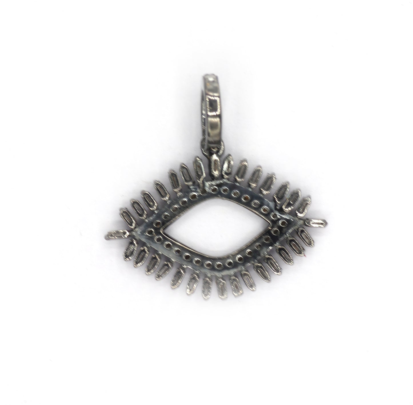 Evil Eye Pave Diamond Pendant