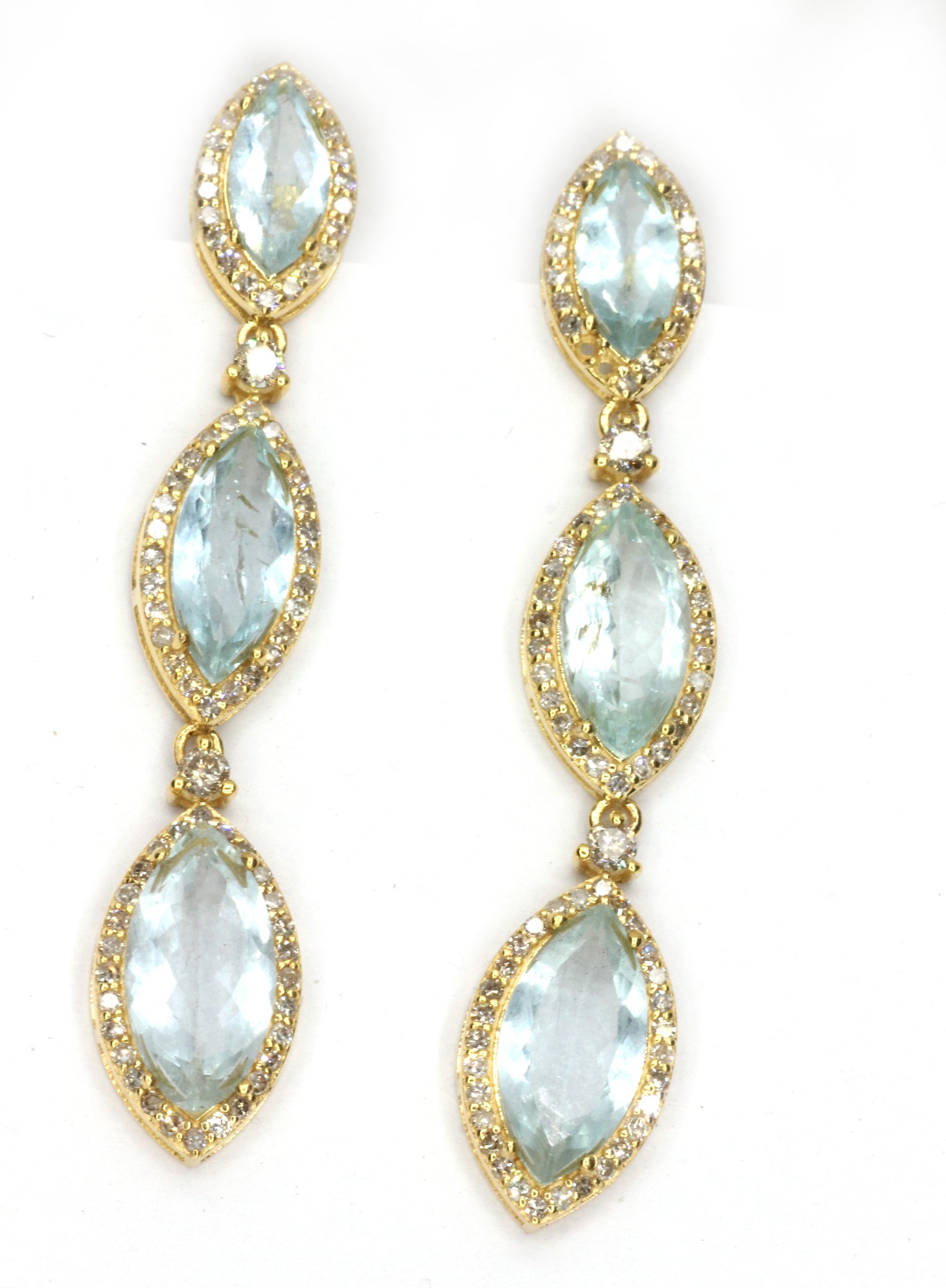 14k Solid Gold Diamond Earring. Genuine handmade pave diamond Earring. 14k Solid Gold Diamond Earring..