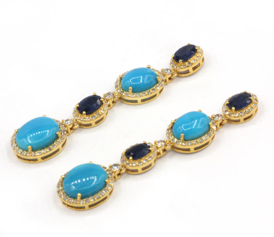 14k Solid Gold Diamond Earring.14k Solid Gold Diamond Earring..