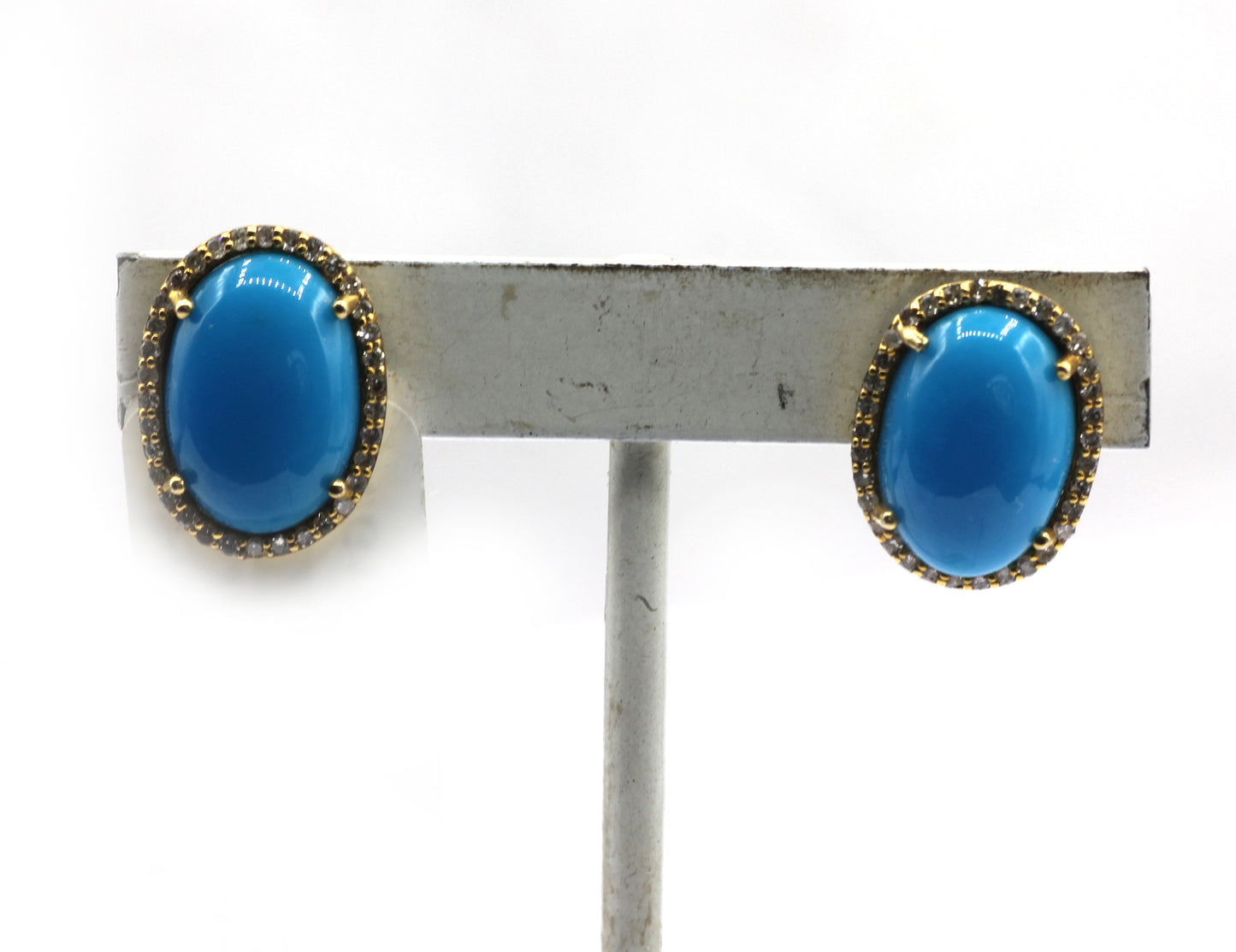 14k Gold Diamond Stud Earring