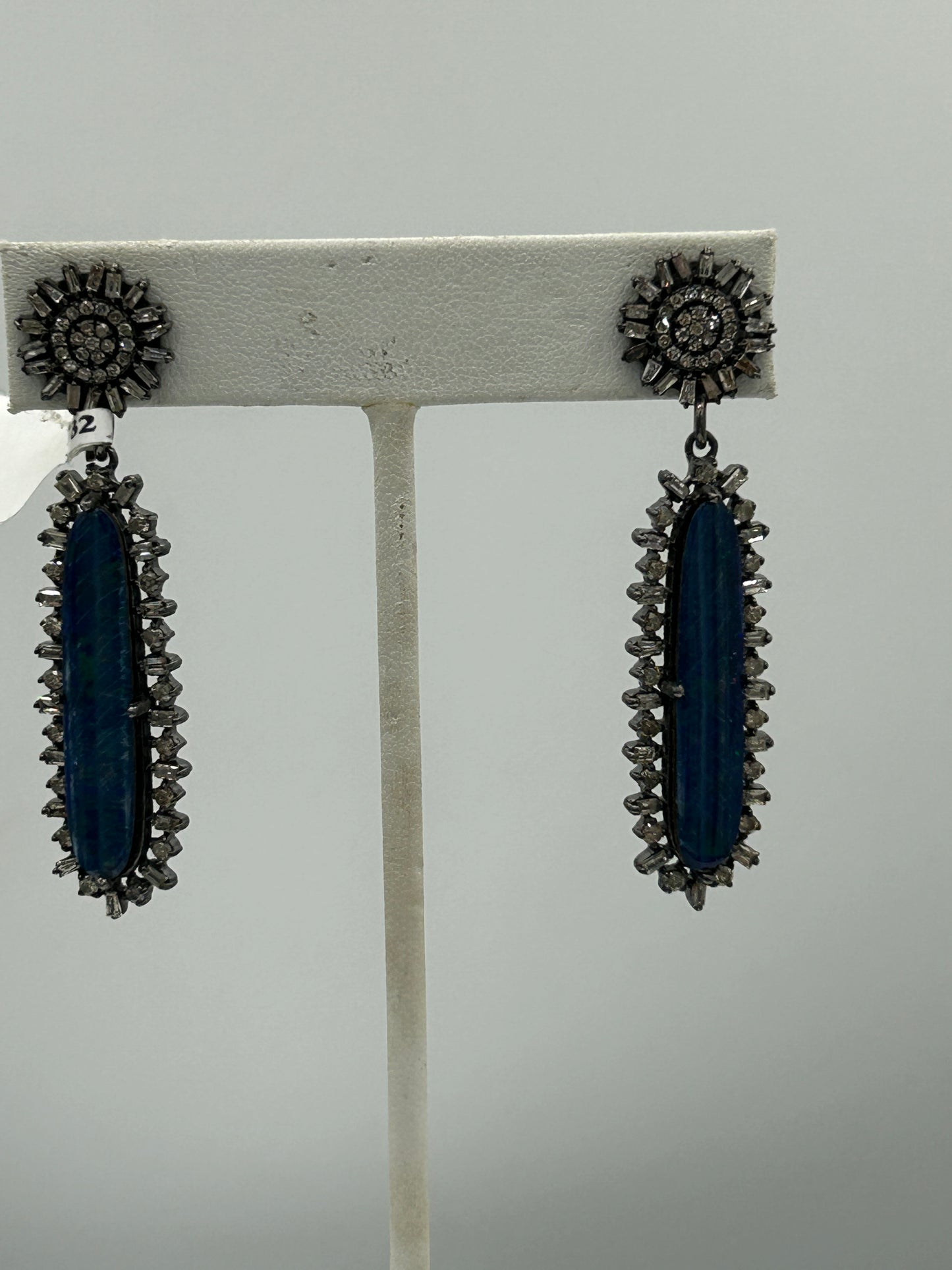 Opal and Diamond Earring