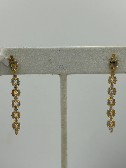 14k Solid Gold Diamond Earring
