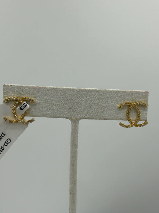 14k Solid Gold Diamond Stud Earring.14k Solid Gold Diamond Earring..