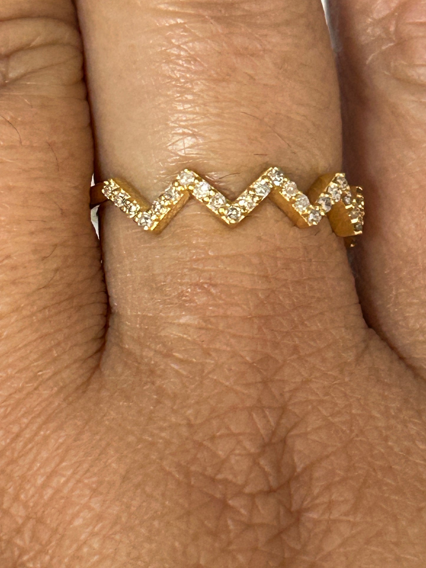 14k Solid Gold Diamond Rings