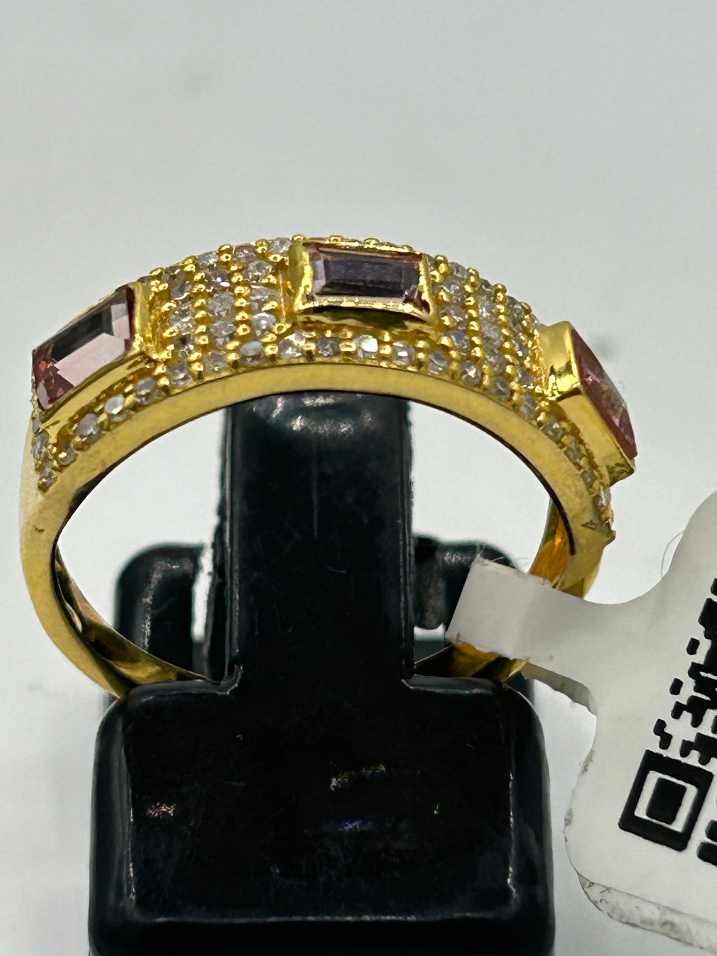 14k Solid Gold Diamond Rings.Genuine handmade pave diamond Rings.