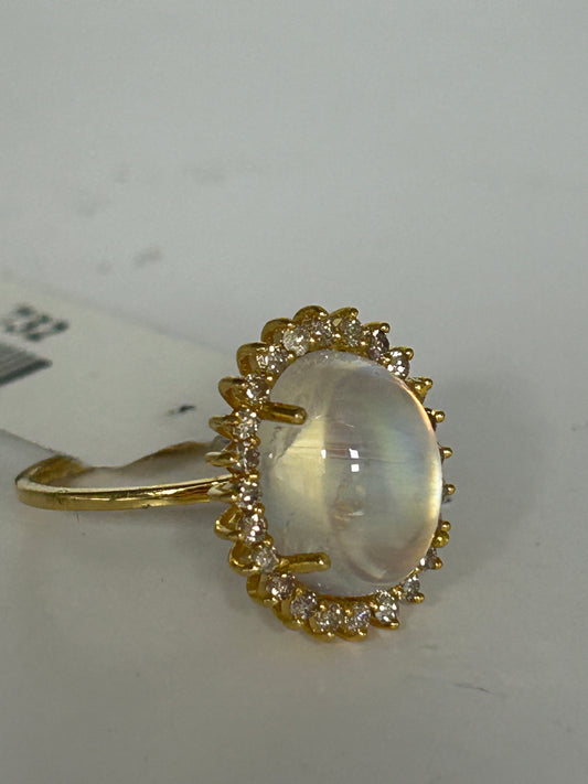 14k Solid Gold Diamond Rings..