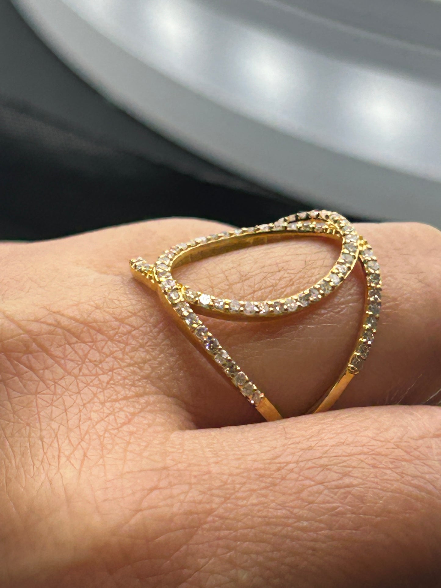 14k Solid Gold Diamond Rings..