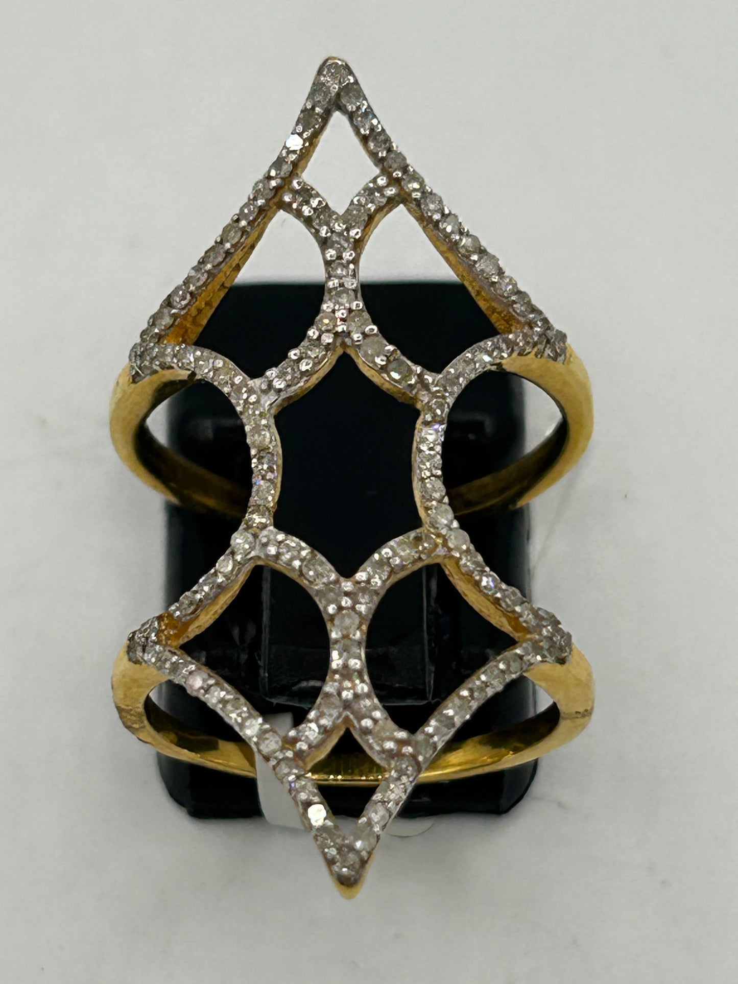 14k Solid Gold Diamond Rings..