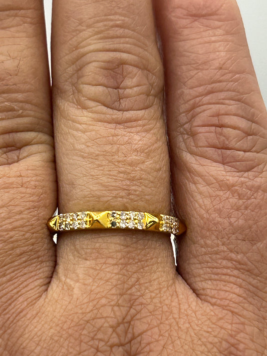 14k Solid Gold Diamond Rings..