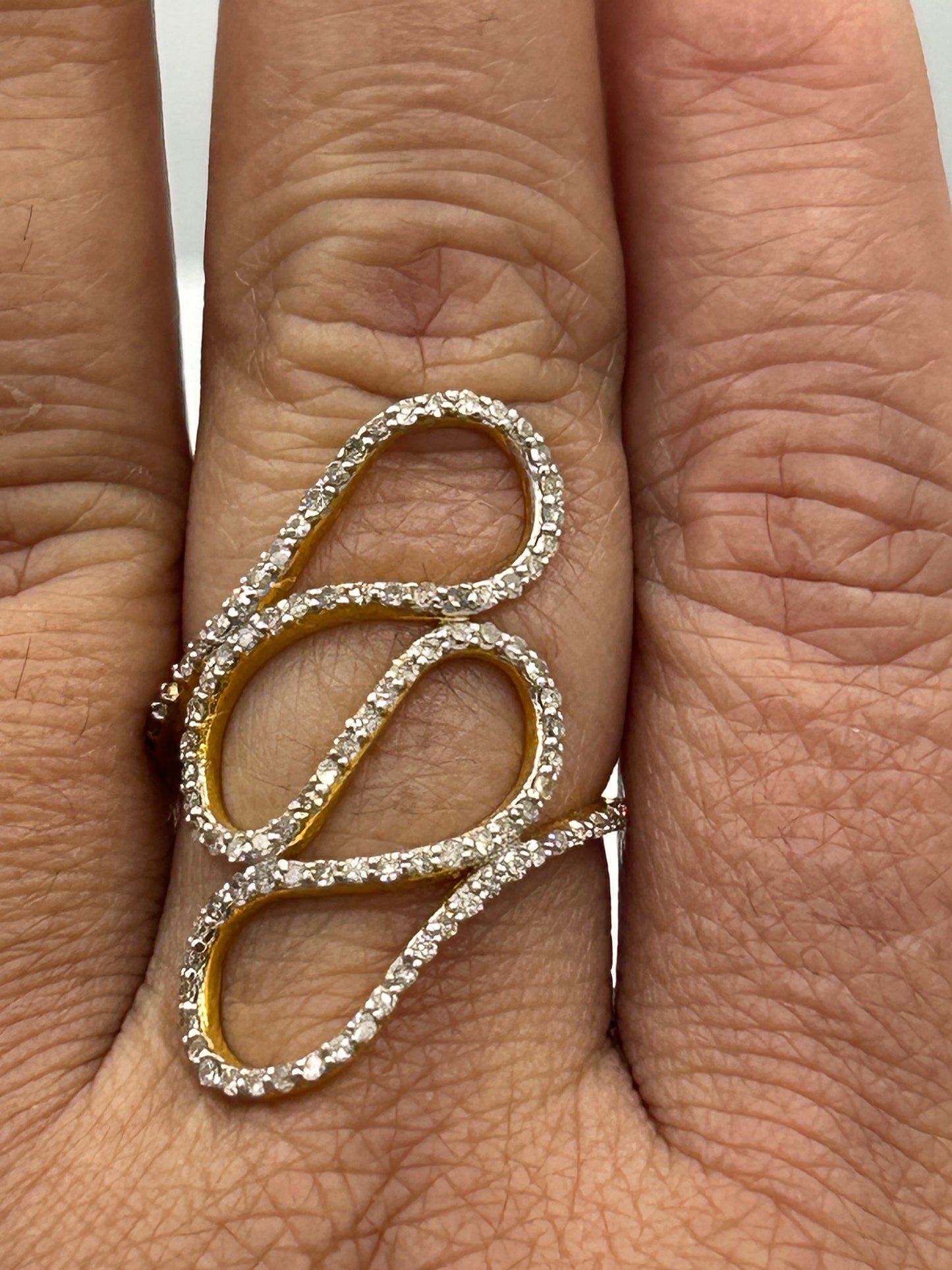 14k Solid Gold Diamond Rings
