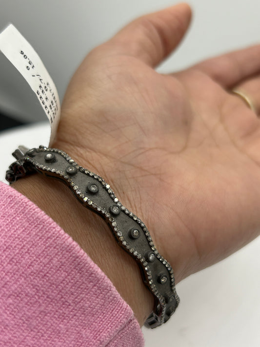 Sand Casting Diamond Bangle