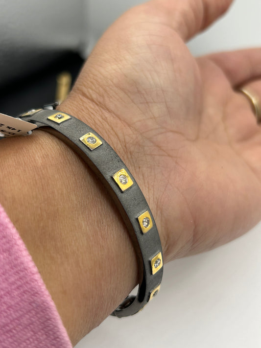 Sand Casting Diamond Bangle