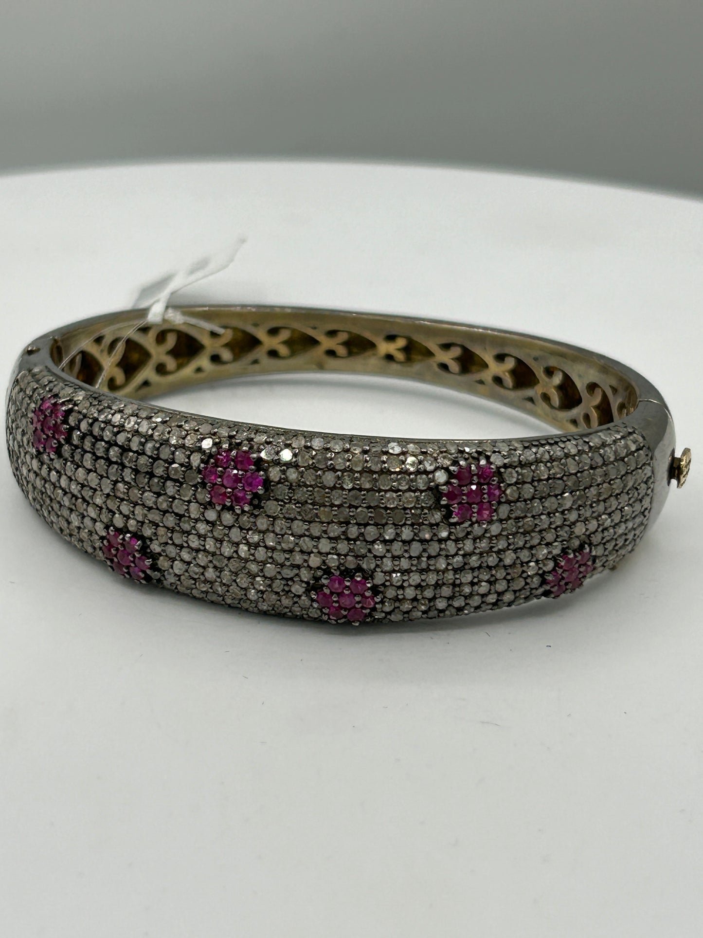 Ruby Diamond Bangle