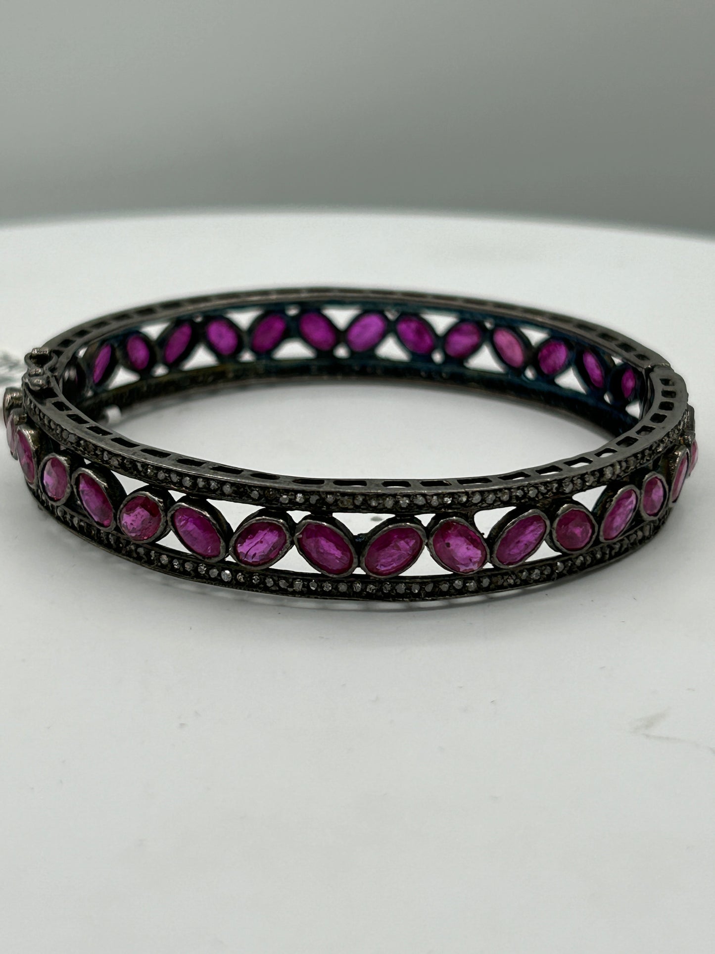 Ruby Diamond Bangle