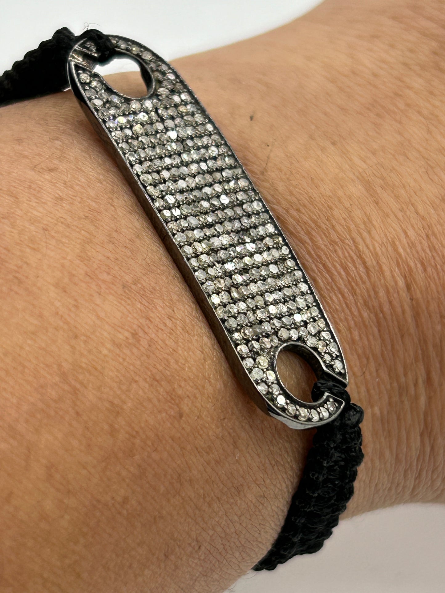 Bar Thread Diamond Bangle