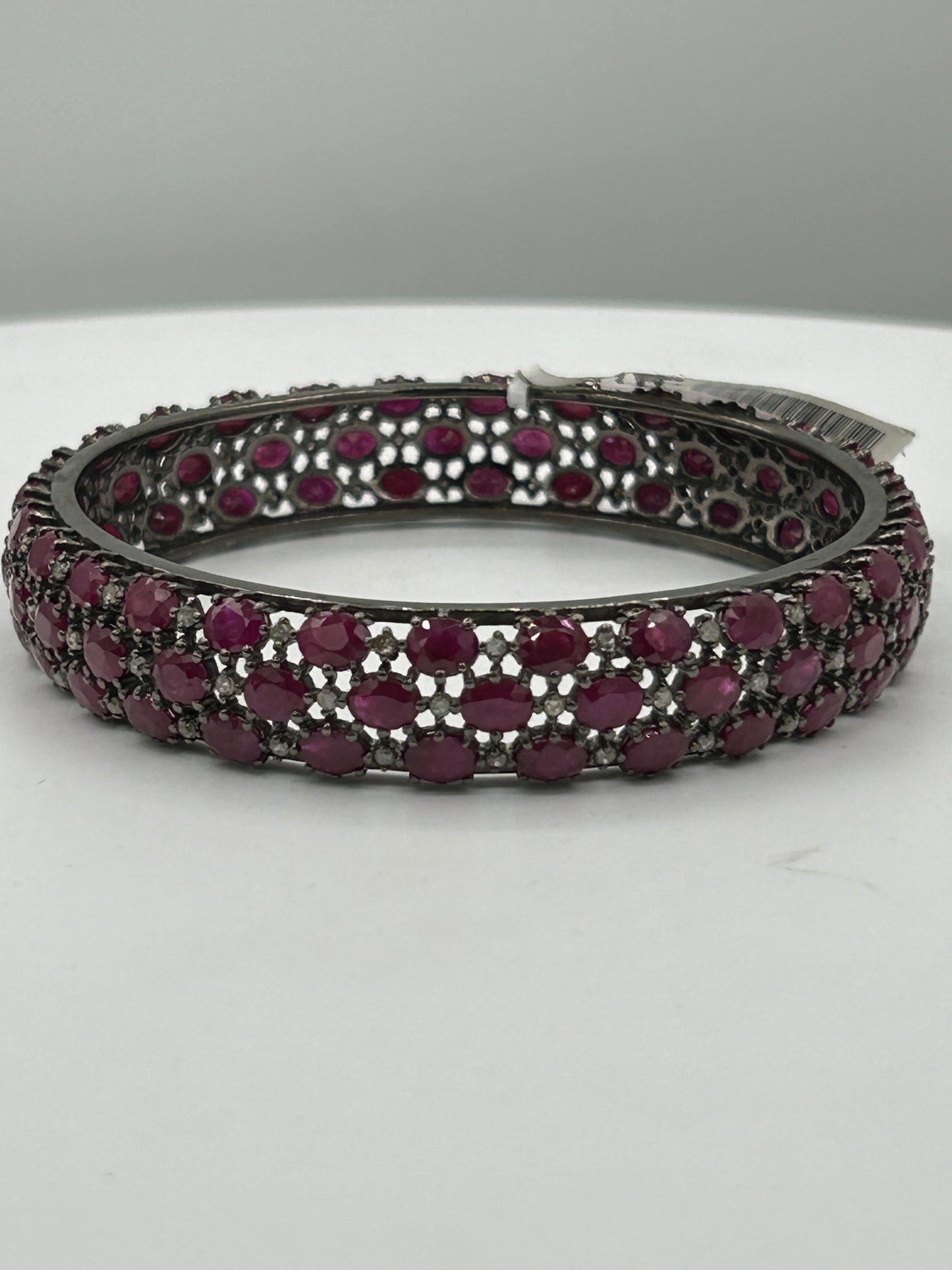 Ruby Diamond Bangle