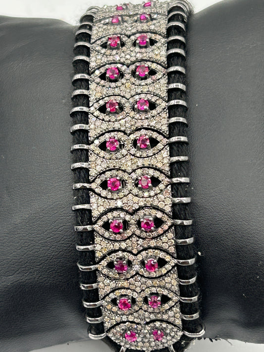 Ruby and Diamond Bracelet