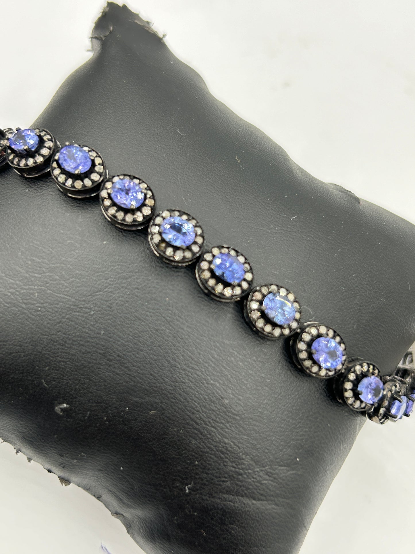 Oval Kynite Diamond Designer Bracelet