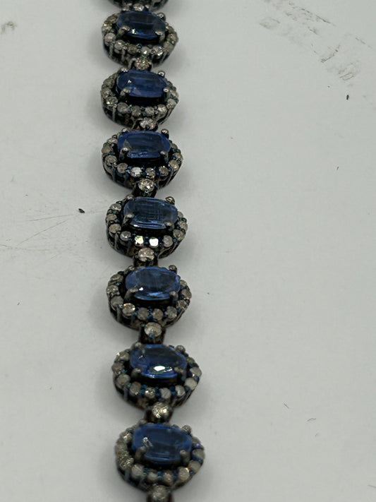 Pink Tourmaline Diamond Designer Bracelet