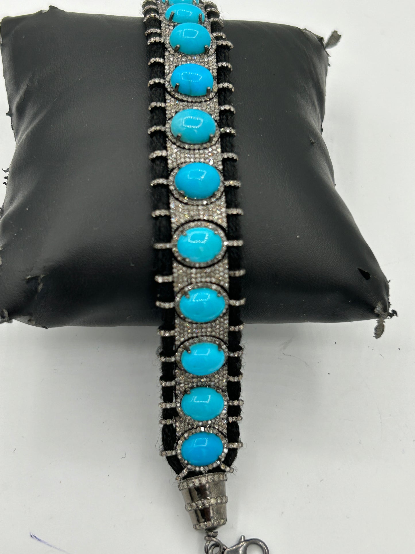 Thread Tourquise Diamand Designer Bracelet