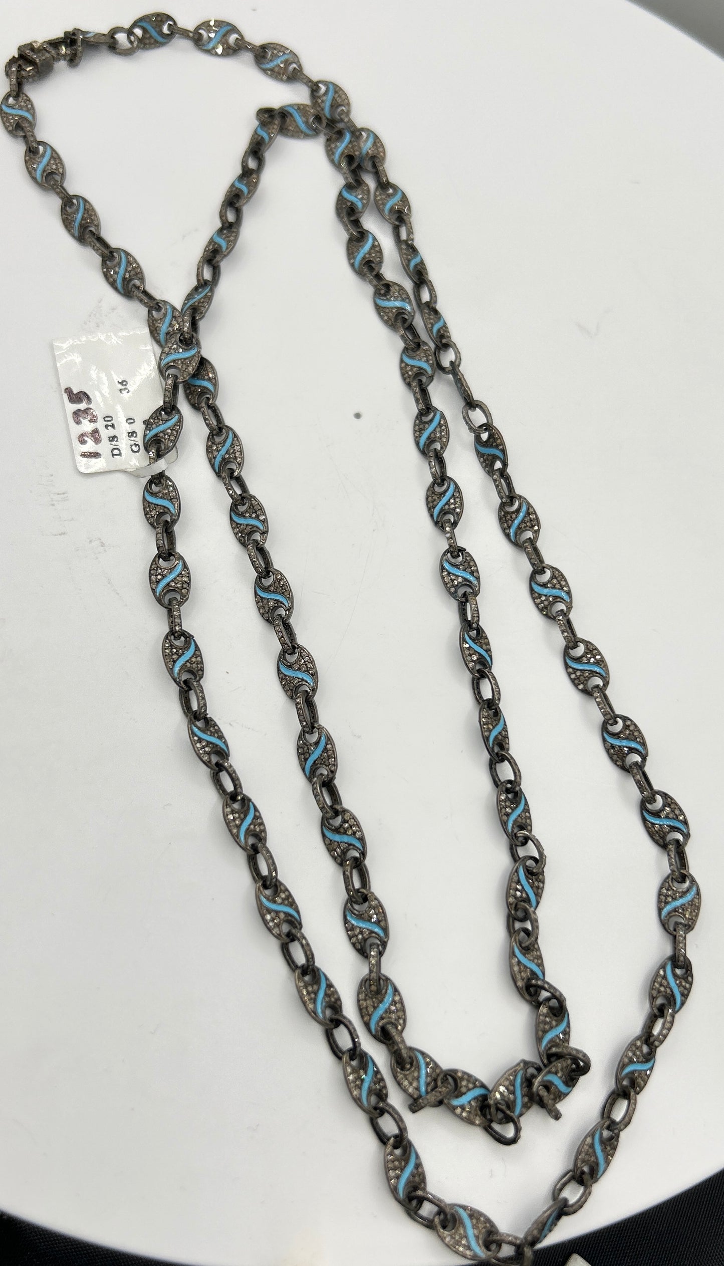 Long Designer Diamonds Necklace