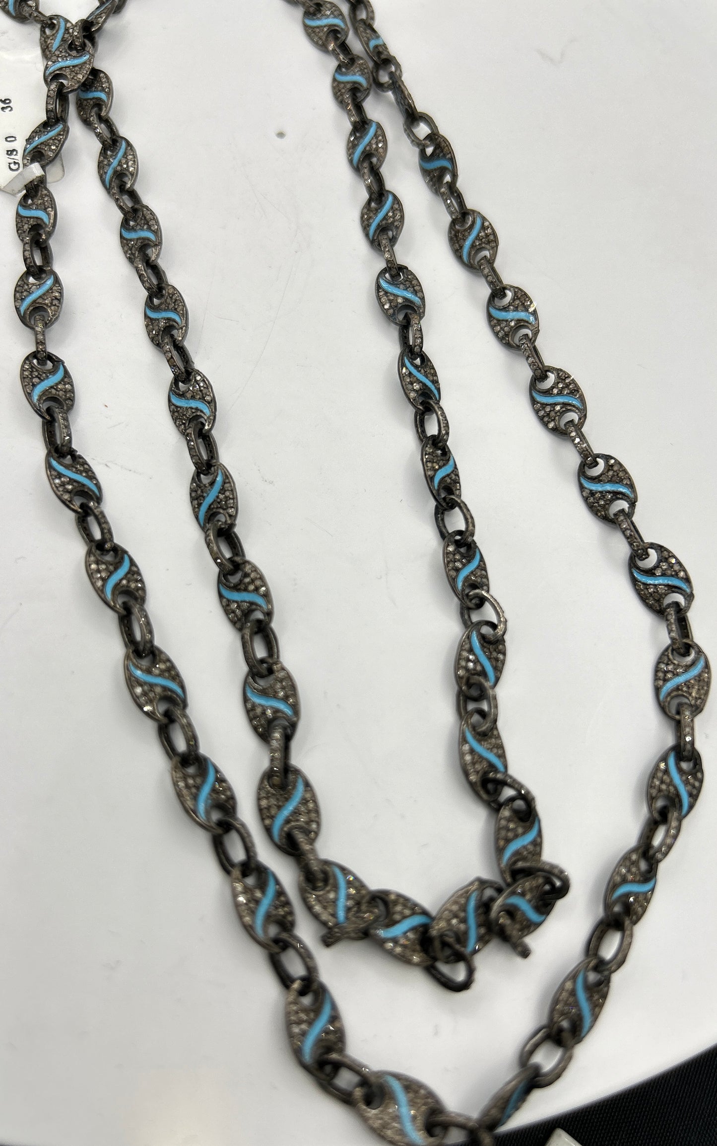 Long Designer Diamonds Necklace