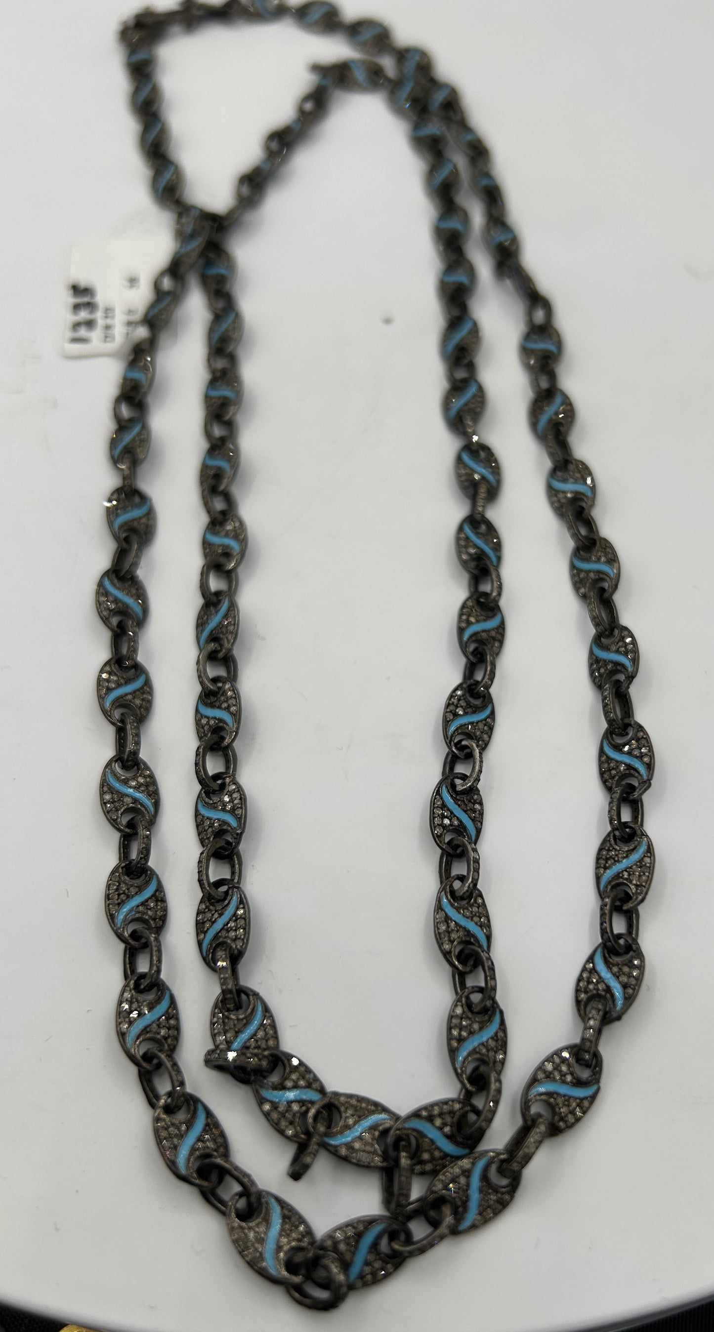 Long Designer Diamonds Necklace